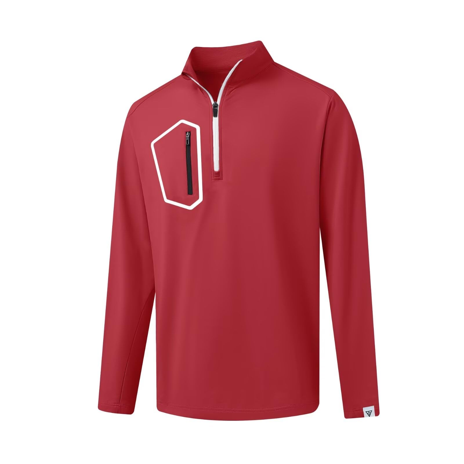 M MAELREG Moisture Wicking Fleece Lined Quarter Zip Pullover Sweatshirt for Men during Golf